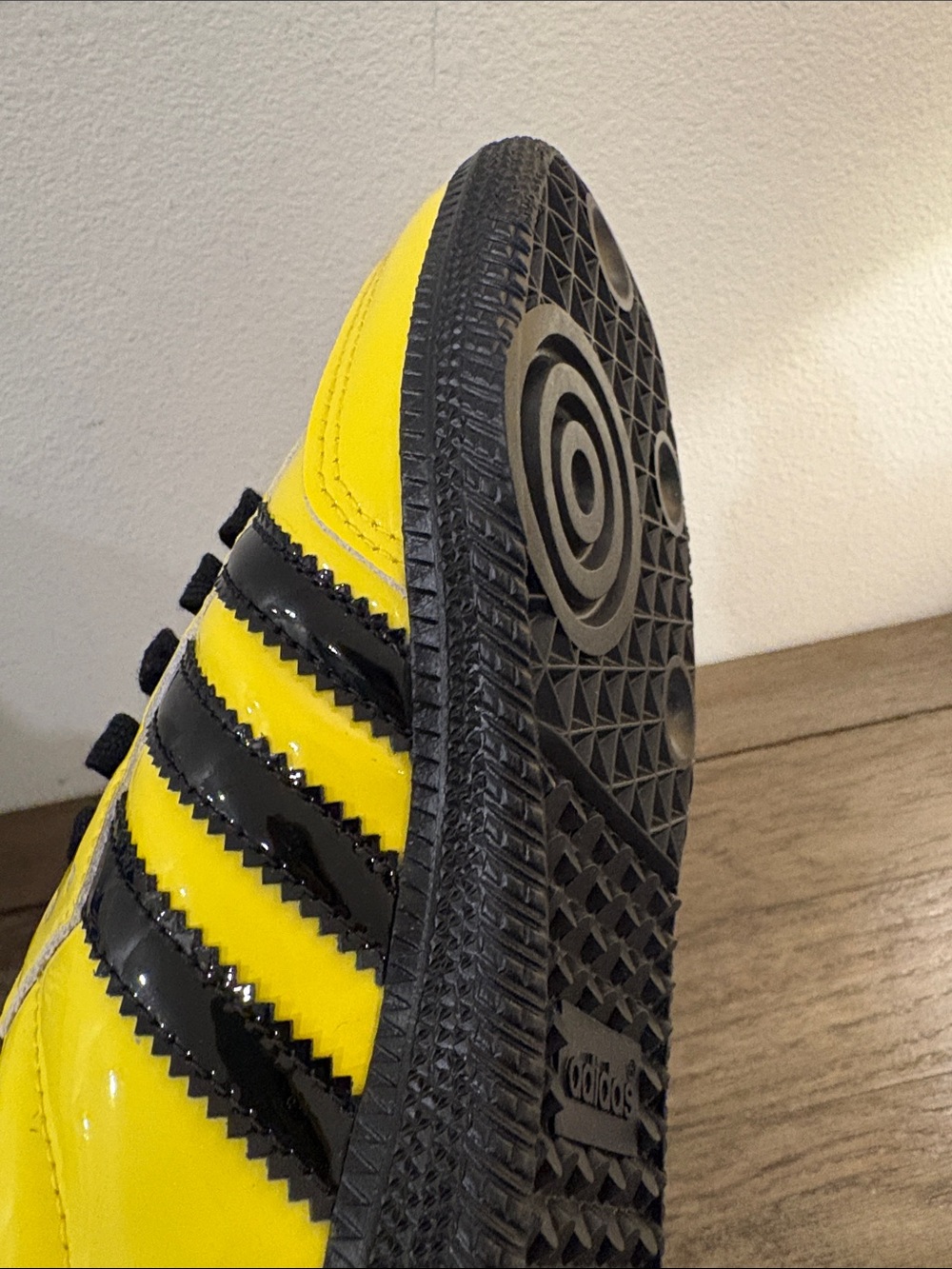 NIB [adidas] Samba Originals OG Sneakers Shoes Yellow/Black Women’s 5/5.5 Y4/4.5 - Picture 12 of 16